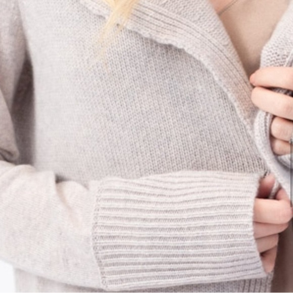 NWT Inhabit Cashmere Cardigan in twill, Size XS - Picture 6 of 13